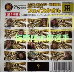 阪神タイガース セ・リーグ優勝記念 とらほーシークレット タオル 梅野隆太郎選手