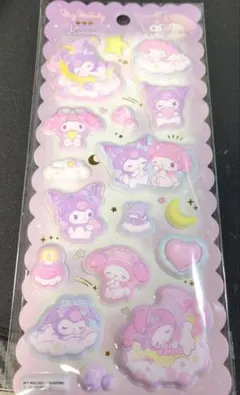 ぷくぷくシール マシュマロ マイメロ クロミ シール 既製品