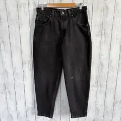 90s USA製 赤文字 リーバイス 560 ブラックパンツ ブラックデニム