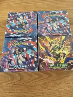 ポケモンカードストームエメラルダ1BOXニンジャスピナー3BOXシュリンクあり