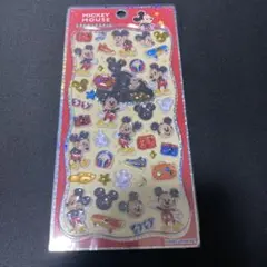 ミッキーマウス　プチドロップステッカー　カミオジャパン
