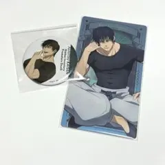 呪術廻戦 伏黒甚爾 缶バッジ TSUTAYA アートカードコレクション