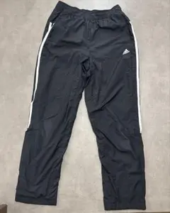 adidas アディダス ウィンドパンツ トレーニングパンツ 黒 S