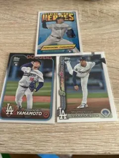topps japan 山本由伸　ドジャース　３点セット