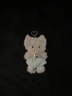モール人形·͜·♡ モールドール　韓国　猫　チャーム　キーホルダー
