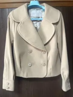 LIZ LISA ベージュ ダブルブレスト ジャケット 0サイズ