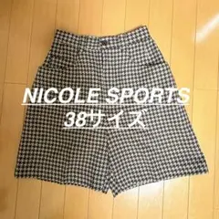 NICOLE SPORTS ハーフパンツ Mサイズ　日本製　千鳥格子