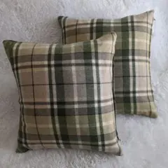 未使用品 LAURA ASHLEY  チェック クッション ２個セット 未使用品 LAURA ASHLEY HOME チェック クッション 2個セット - メルカリ