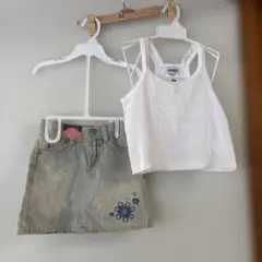 オシュコシュスカート＆ノースリーブシャツ　値下げ