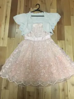 パーティードレス ボレロセット