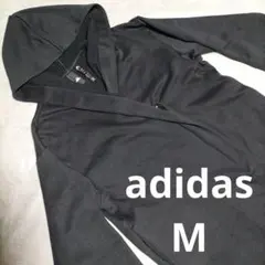 adidas フリース ロングカーディガン フーデッド 160/84 Msize