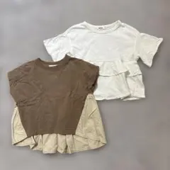 ペアマノン　Tシャツ２枚セット　110