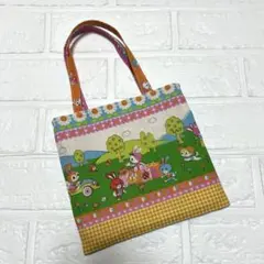 ハンドメイド　小さな手さげ ハニーチューンのサムネイル