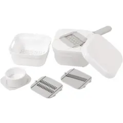 【新品】 パール金属 野菜調理器 3プレート ザル ボウル セット C-1094のサムネイル