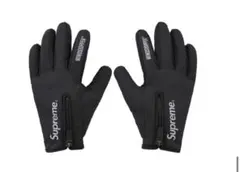 24fw supreme WINDSTOPPER Zip Gloves Ｓ 黒 Supreme WINDSTOPPER Zip Gloves Black - FW24 - JP