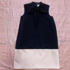 完売 YOKO CHAN ボトルネックロングリボンドレス ヨーコチャン