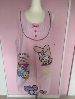 匿名配送☆マイメロディ エプロン ピンク 保育士 幼稚園教諭 介護士