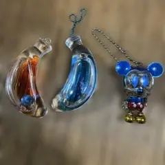 ミッキーマウス ストラップ 青