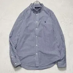 ポロラルフローレン｜23SS ストライプBDシャツ ポニー刺繍ロゴ ストレッチ