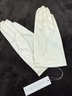 【新品未使用】ウェディンググローブショート アイボリー