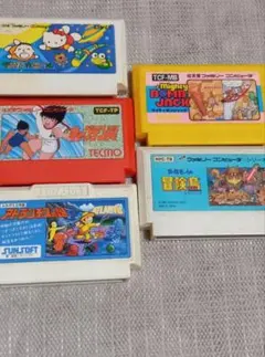 FC ファミコン ソフト 5本セット まとめ売り ジャンク品