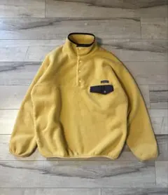 【良色】90s- patagonia シンチラ スナップT イエロー パタゴニア