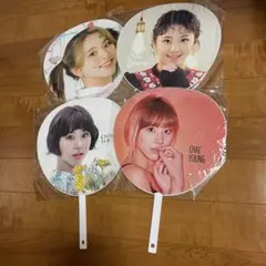 twice チェヨン うちわ 4枚セット