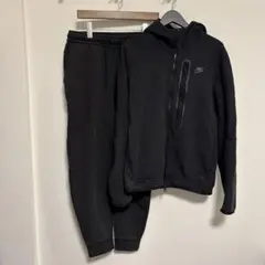 NIKE テックフリース 上下セット ブラックフェード Mサイズ