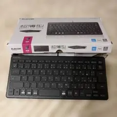 ELECOM 有線キーボード TK-FCP096 ブラック