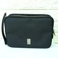 dunhill ダンヒル　セカンドバッグ　フランス製　PVC　ダークブラウン系