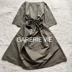 GARERIE VIE ギャルリーヴィー 半袖 リネン ワンピース ベルトのサムネイル