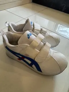 ASICS ベルクロ キッズシューズ 22.0cm ホワイト