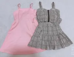 キッズ 女の子 ピンクハント バイラビット ワンピース セットアップ セット