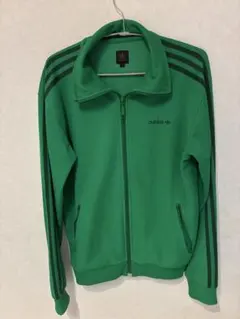 adidas グリーン トラックジャケット M