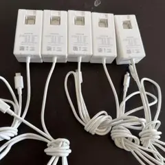 ドコモ ACアダプタ08 45W USB Type-C 超急速充電 5個セット