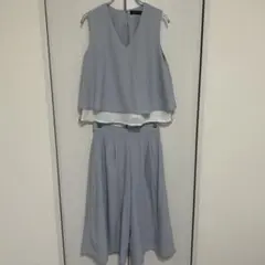 アーバンリサーチ　セットアップ　トップス　パンツ　フレア　vネック