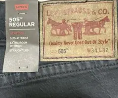 Levi’s 505 REGULAR PREMIUM 新品 W34 L32