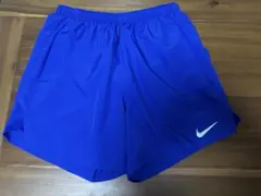 ナイキ　ランニングショートパンツ　インナー付き　ブルー青　NIKE