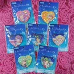 壊れた世界と歌えないミク キラキラビッグハート型缶バッジ Vol.1 7点