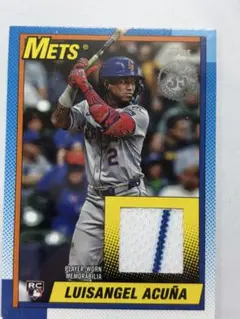 【RC】ルイスアンヘル・アクーニャ 選手着用レリック 2025 Topps