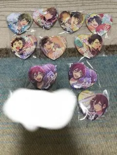 あんさんぶるスターズ 願望ハート缶バッジ 仙石忍 高峯翠 南雲鉄虎 七種茨