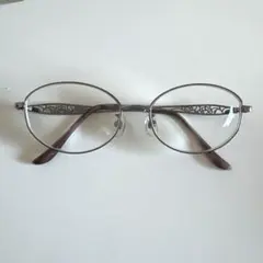 JINS【度あり】クリアフレーム オーバル型メガネ