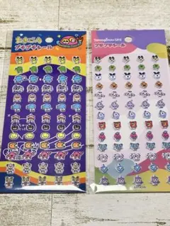 セリア★たまごっち　プチプチシール　2種セット