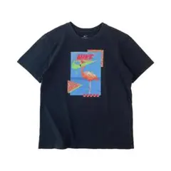 NIKE　デザインTシャツ　アート　マルチカラー　スウォッシュ　個性的