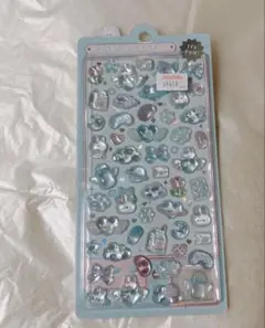 ボンボンドロップシール 水色 ブルー シャーベット