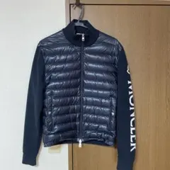 MONCLER ダウンジャケット ニット切り替え ブラック　美品