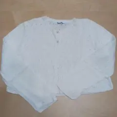 familiar ホワイト カーディガン 120cm