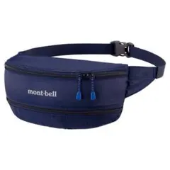モンベル ポケッタブル ライトバナナポーチ ネイビー ウエストバッグ 登山 美品のサムネイル