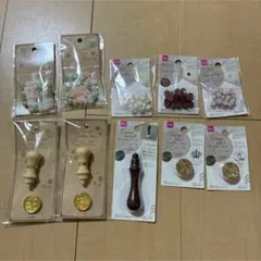 シーリングワッペンスタンプ&ワックス10点セット