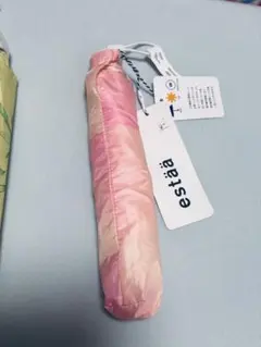 【新品未使用】estaa折りたたみ傘　ピンク